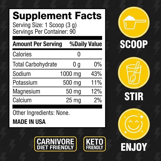 Unflavored Electrolytes Powder