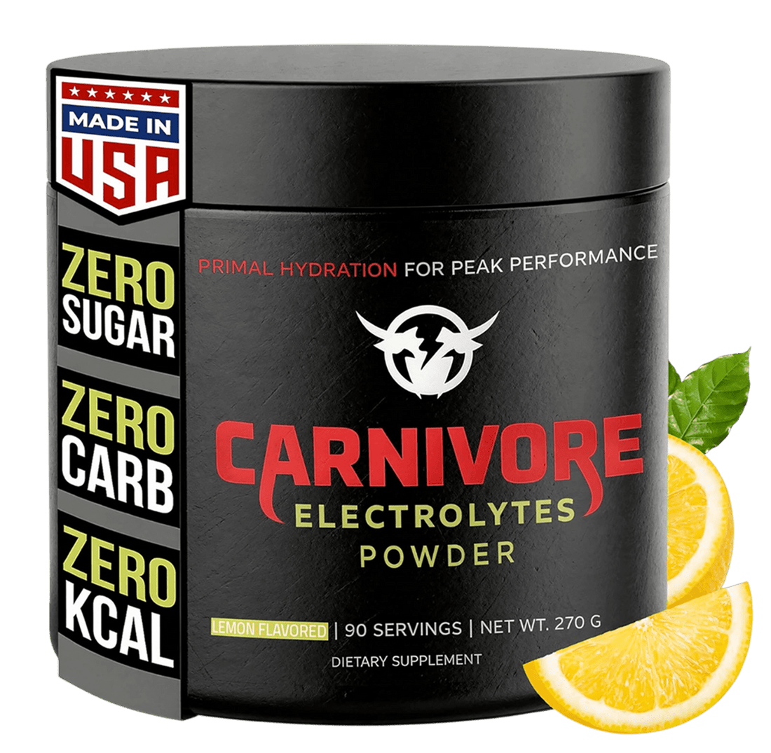 Lemon Flavored Electrolytes Powder Peak Primal Lemon 