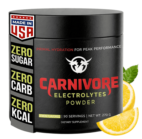 Lemon Flavored Electrolytes Powder Peak Primal Lemon 